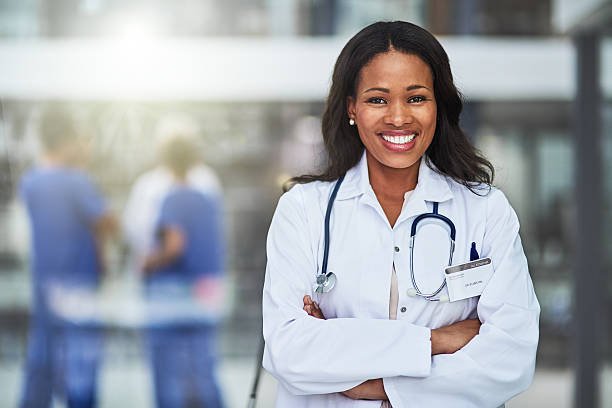 Portrait of a confident doctor working at a hospital